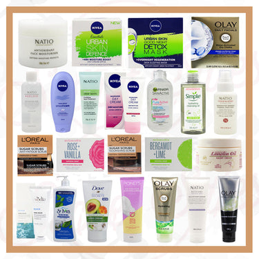 SKIN CARE BOX OF 10 ASSORTED PRODUCTS FOR $65 #MSSBOX28B